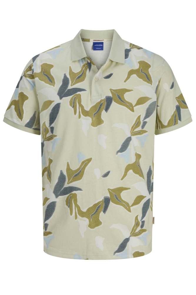 JORALMERIA AOP POLO SS 12276835 CELADON TINT